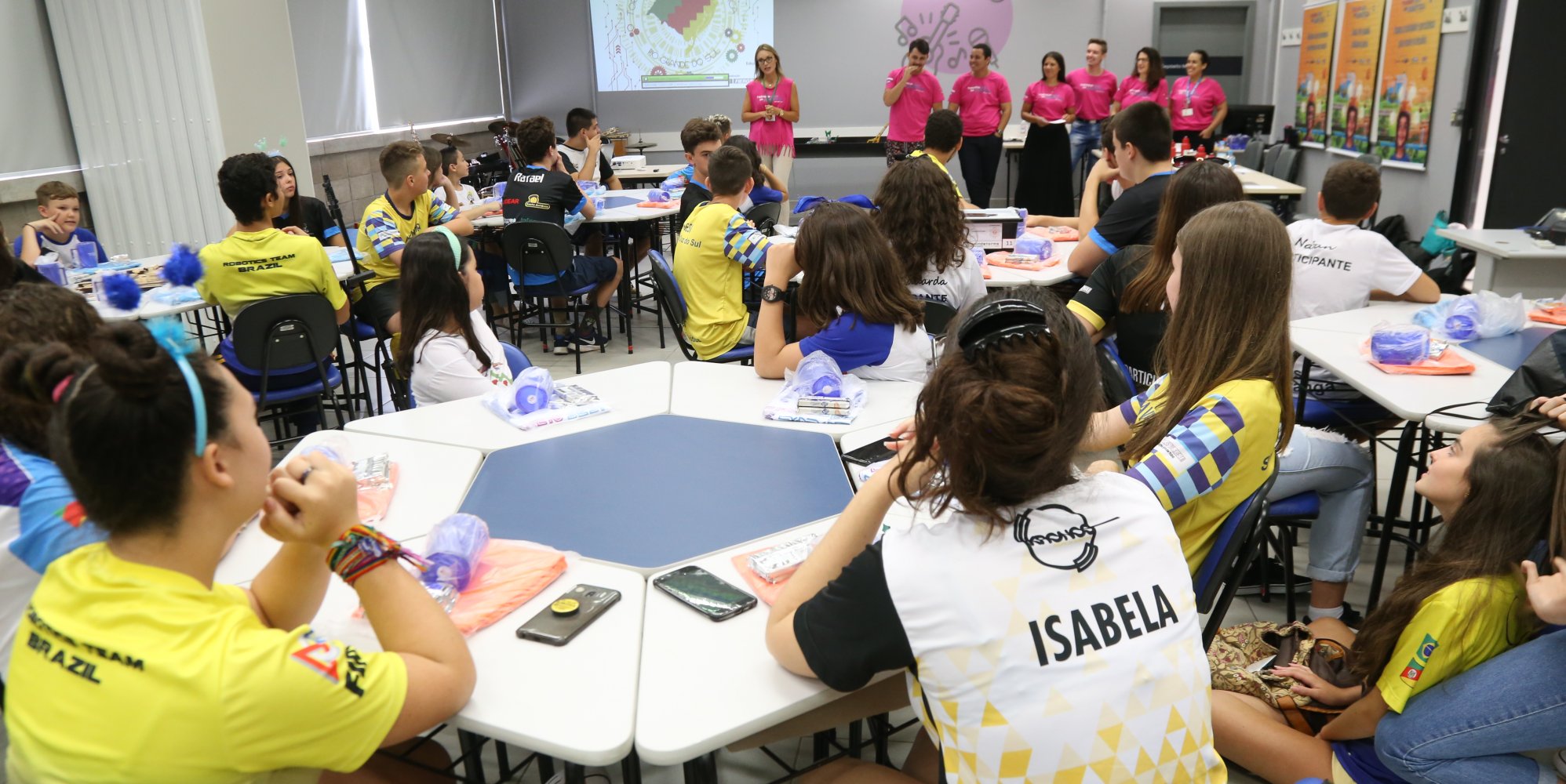 Amistoso de robótica na Escola Sesi de Gravataí