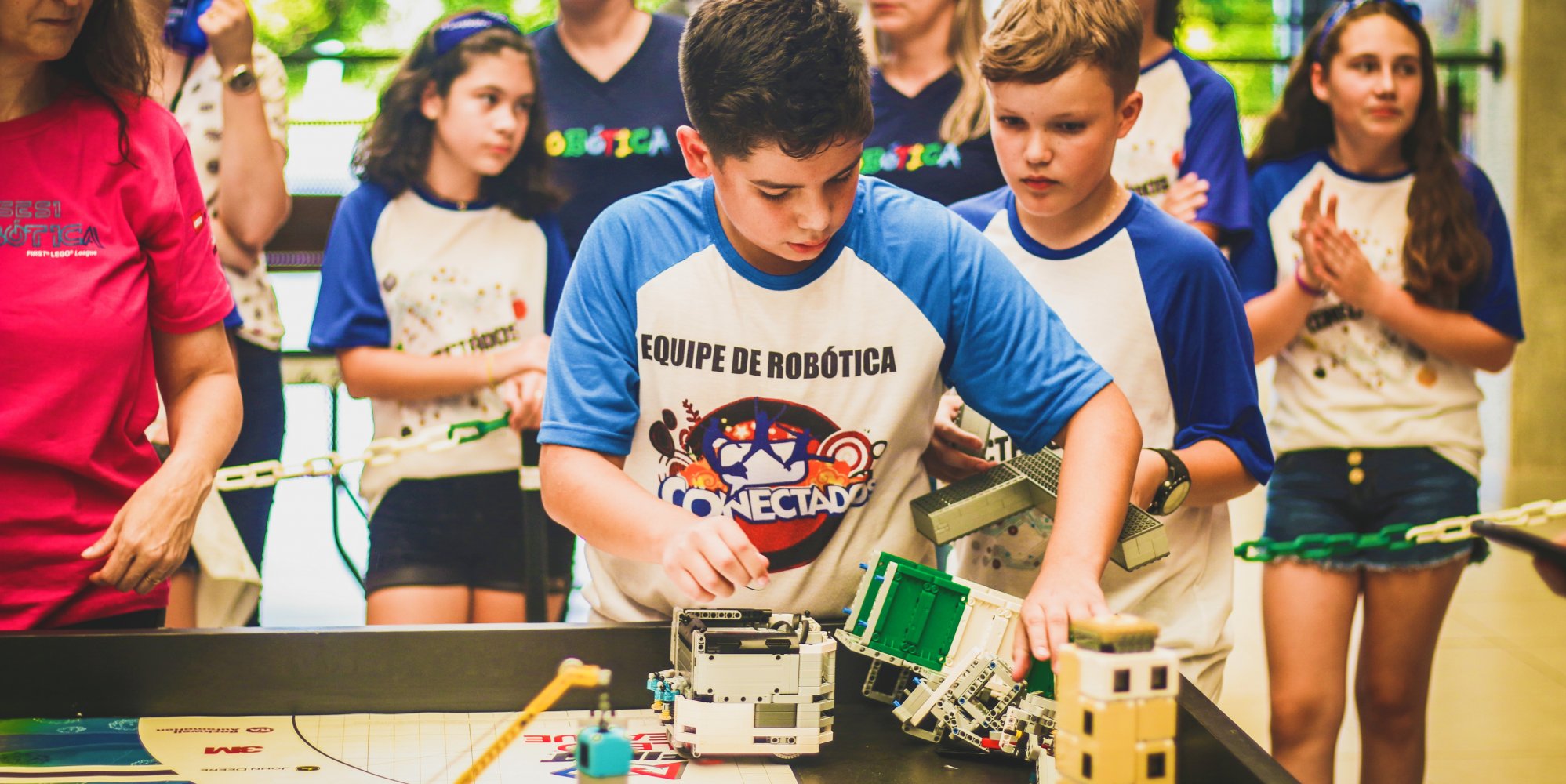 Amistoso de robótica na Escola Sesi de Gravataí