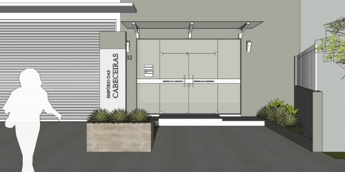 Consultoria de Design de ambientes – Layout de Fachada para o cliente Empório das Cabeceiras localizada na cidade de Porte Alegre – RS