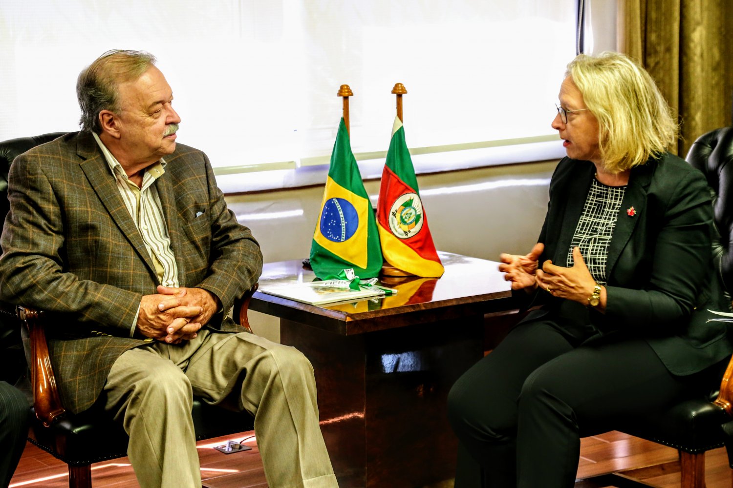 Embaixadora do Canadá na FIERGS Embaixadora do Canadá na FIERGS