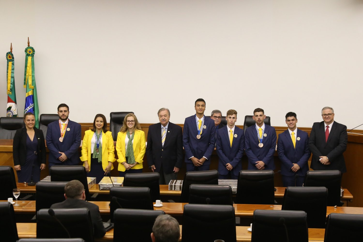 Competidores WorldSkills na Reunião de Diretorias FIERGS/CIERGS